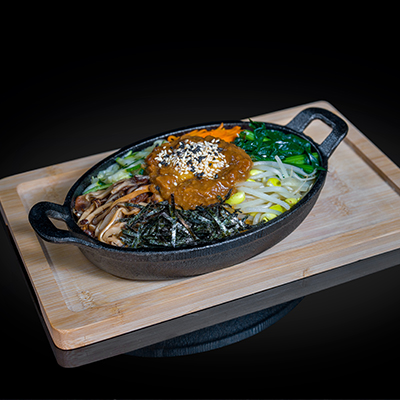 Bibimbap vegetal