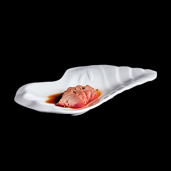 Tataki de salmón flameado/ Flambed salmon tataki
