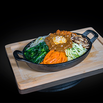 Bibimbap de ternera